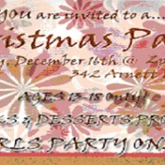 DREAM GIRLS Christmas Party